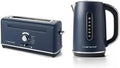 Riviera&bar Ensemble Petit Déjeuner 2 en 1 Grille-Pain et Bouilloire électrique 1.8 L – 1010 W, bleu