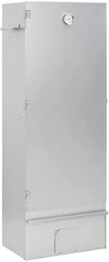 VidaXL Fumoir pour four à barbecue avec copeaux de bois 44,5x29x110 cm – gris