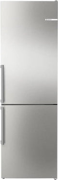 Bosch KGN36VICT Série 4 Réfrigérateur avec congélateur - 186 x 60 cm - Réfrigérateur 218 l + congélateur – 218 l / 103 l, 159 kWh, gris