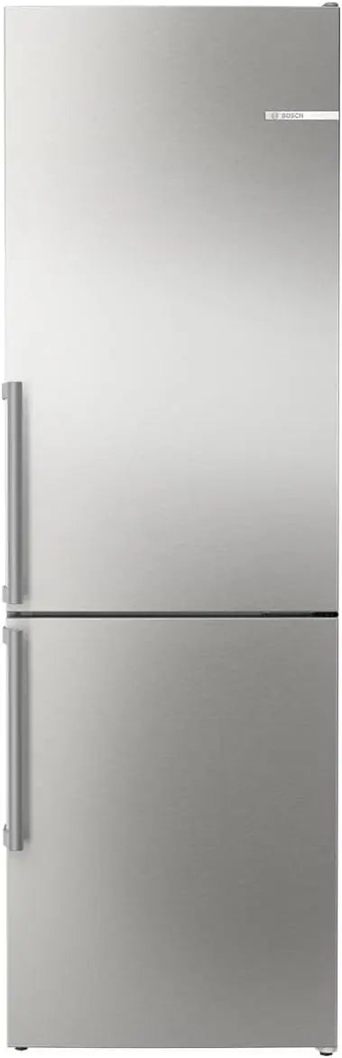 Bosch KGN36VICT Série 4 Réfrigérateur avec congélateur - 186 x 60 cm - Réfrigérateur 218 l + congélateur – 218 l / 103 l, 159 kWh, gris