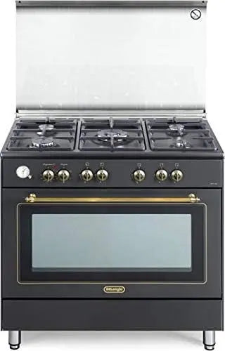 Cuisine à gaz avec four électrique – 90 x60 cm, gris