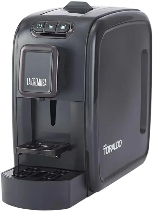 Toraldo La Cremosa Machine à café pour dosettes de 44 mm noir – 1100 W, 780 ml