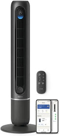 PHILIPS Ventilateur Colonne Série 7000 - Ventilateur connecté – CX7550/01, 30 W, 2440 m³/h, gris/noir