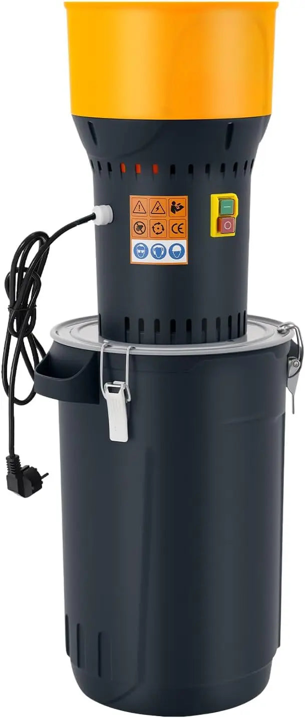 Moulin à céréales électrique – 1000 W, 25 l, 25,5 x 25,5 x 84,5 cm, gris/noir