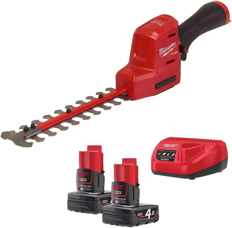Milwaukee M12 FHT20 M12 Fuel Heckenschere 20 cm – rouge/gris
