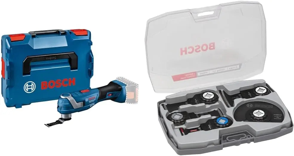 Bosch Professional 18V système découpeur-ponceur sans-fil GOP 18V-34 moteur sans charbon – gris/bleu