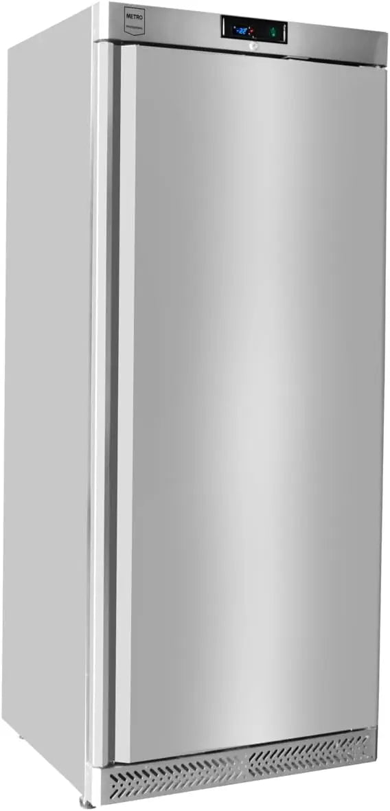 METRO Professional Congélateur GFR6400S – 480 W, 240 L, 3,56 kWh, 59,5 x64 x188,5 cm, argenté