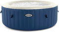 Intex 28486 - Hydromassage gonflable rond PureSpa Bubble bleu – 180 x 66 cm, 4 places