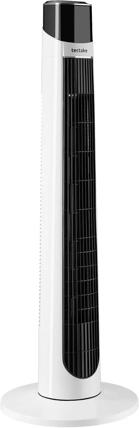 Tectake Ventilateur Colonne – noir/gris