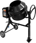 SOGI BEM-200 Bétonnière électrique de 200 litres – 900 W, 50 Hz, noir/gris