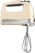KitchenAid Batteur Électrique 9 Vitesses avec Soft Start Crème – 85 W