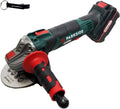 Parkside PWSA 20-Li D4 Meuleuse d'angle 20 V avec batterie 4 Ah et porte-clés HEADNMORE – gris/noir