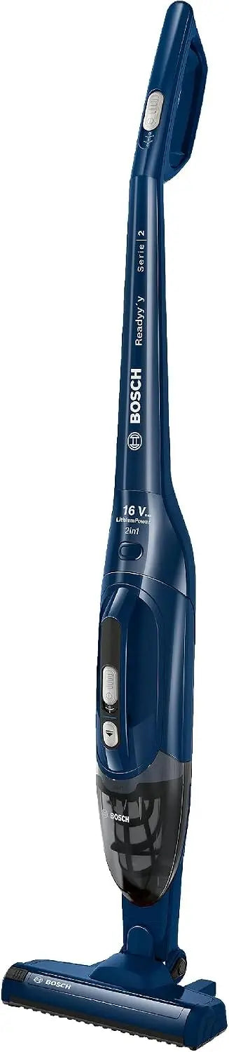 Bosch BCHF216S Série 2 - Aspirateur balai 2en1 sans fil – bleu/gris