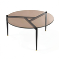 Bureau, en métal et verre trempé, 80 x 40 cm, pour l’espace de travail