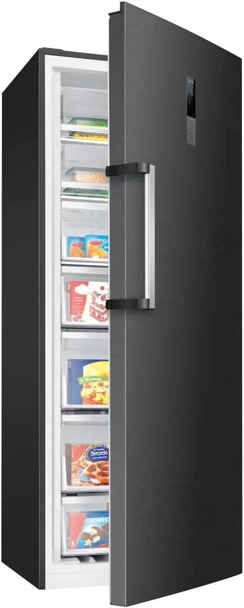 Bomann Congélateur Nofrost GSVS 7365 - Largeur 70 cm - 2 en 1 - Réglable au froid - 186 cm - Congélateur