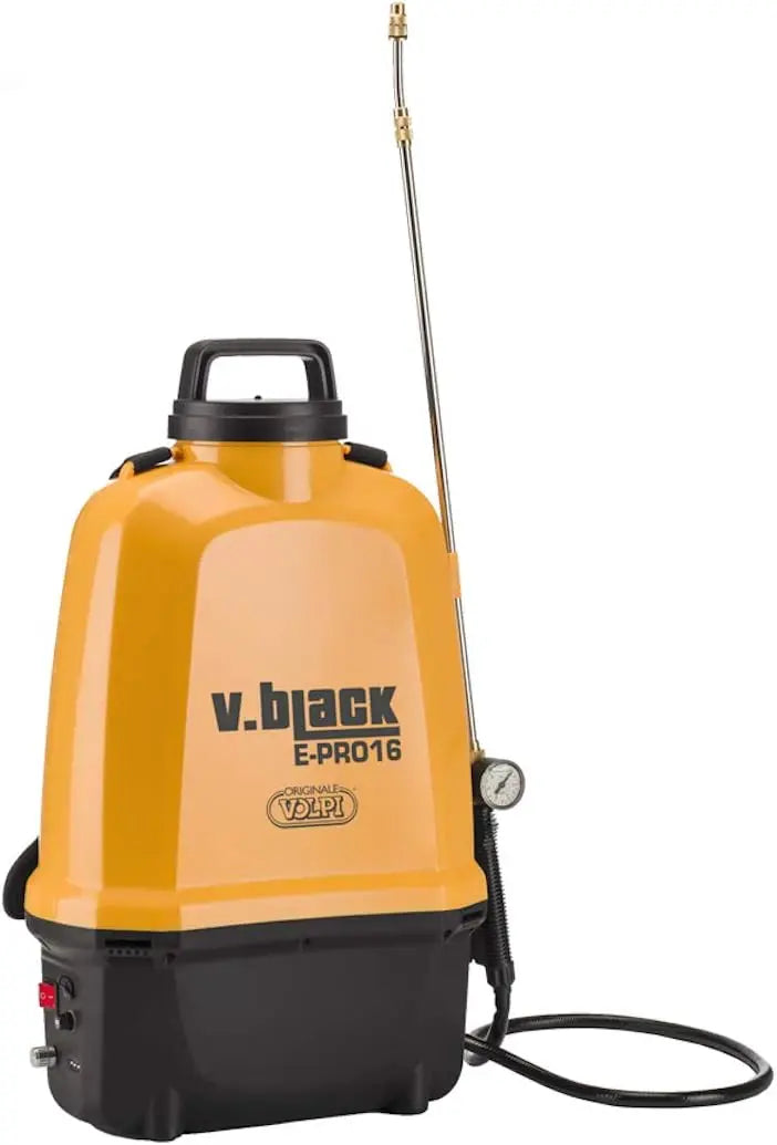 Pompe à épaule électrique V.noir E-Pro 16 L volpi Pompe Pulverisateur Electrique batterie au lithium