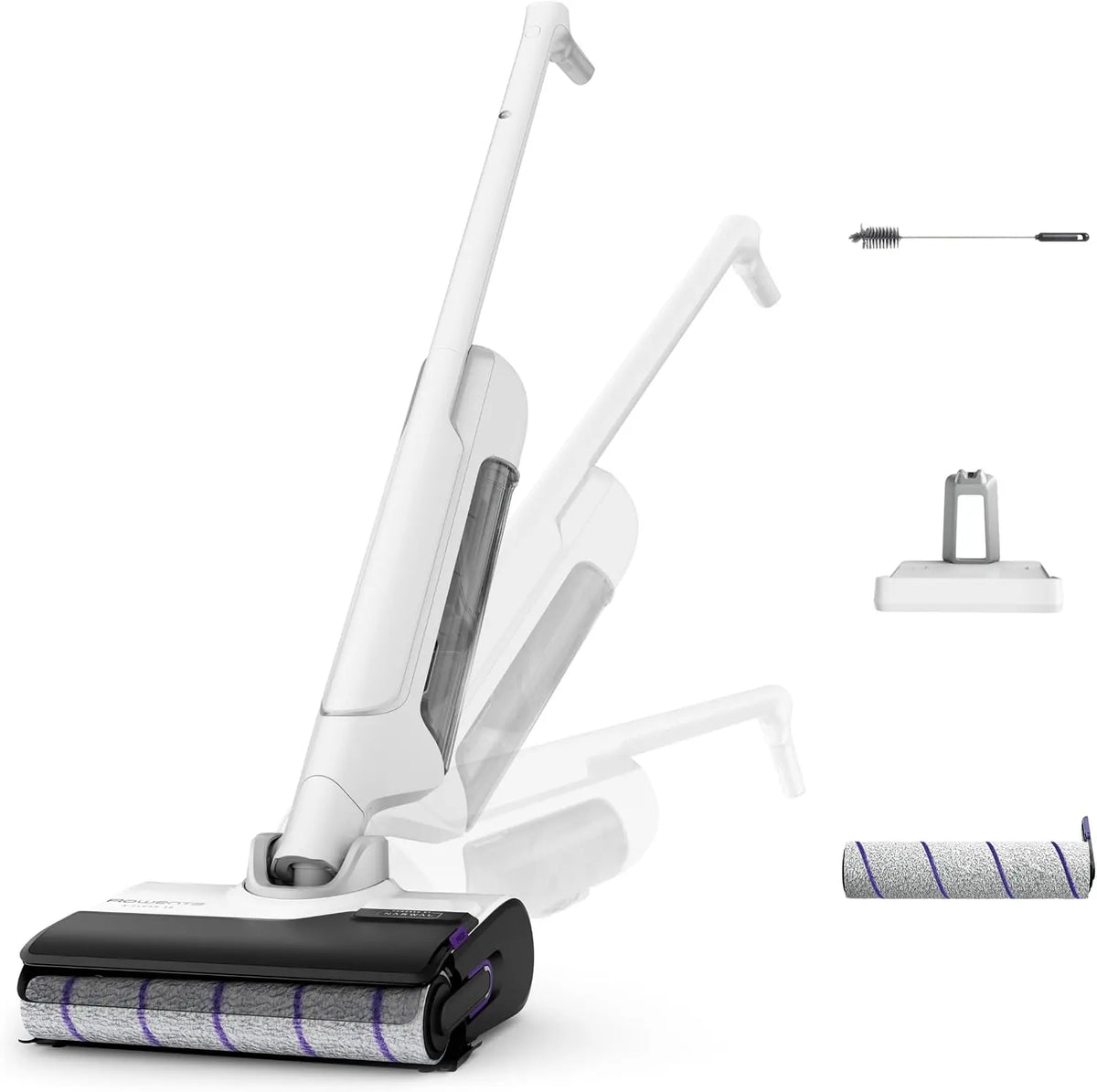 Rowenta X-Clean 10 - Aspirateur Laveur sans Fil - Blanc – 0,79 L / 0,67 L