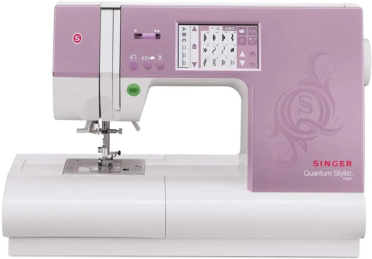 Singer Quantum Stylist 9985 TOUCH machine à coudre – gris/rose