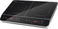 CASO Touch 3500 Plaque de cuisson à induction double mobile – 3500 W, noir/gris