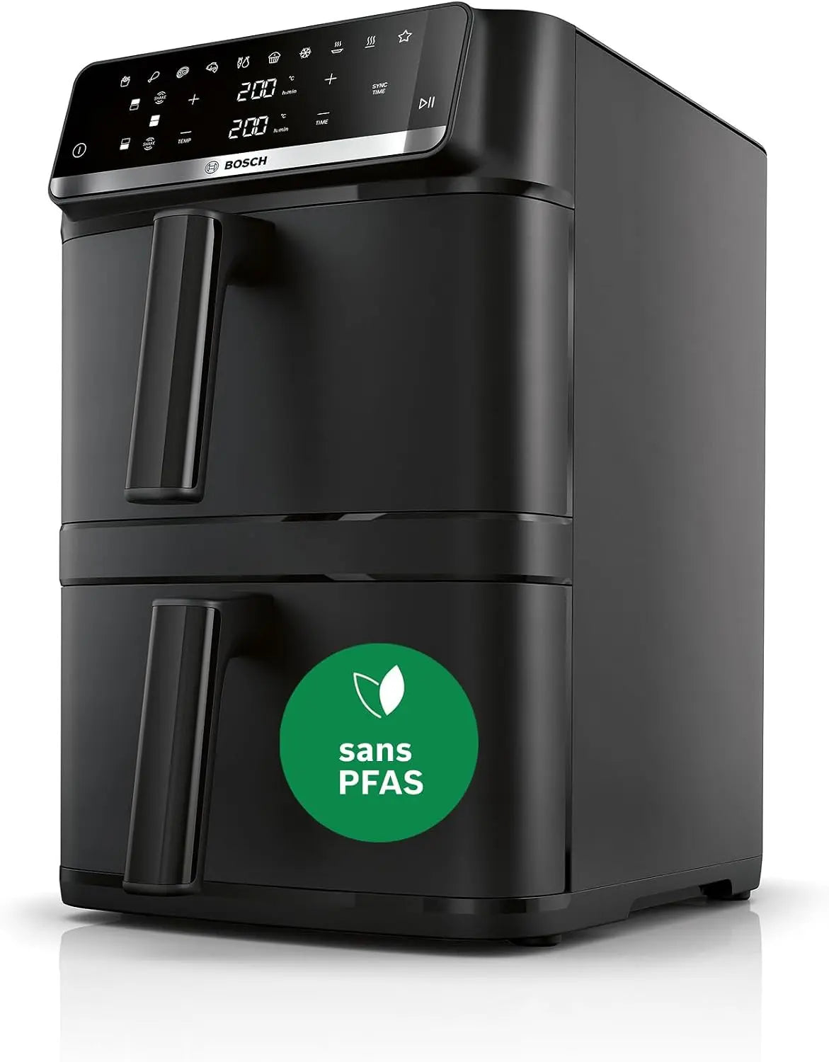 Bosch MAFD661B0 Série 6 - Air Fryer XXL friteuse – 12 L / 6 L, gris/noir