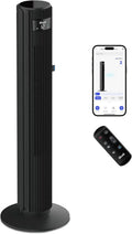 Levoit Ventilateur Colonne WiFi 25dB – LTF-F422-KEU, 30 W, noir/gris