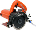 YATO Scie à tronçonner professionnelle humide et sec 1400 W avec disque diamant Ø 125 mm – noir/gris/orange