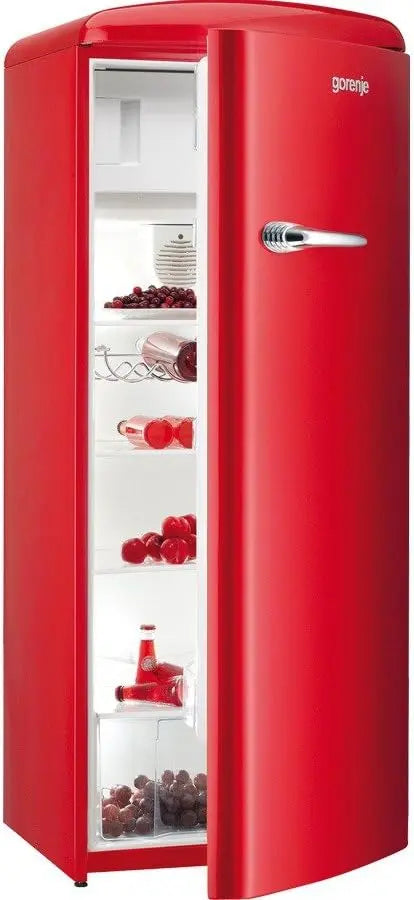 Gorenje réfrigérateur – 288 L / 255 l, 0,54 kWh, rouge