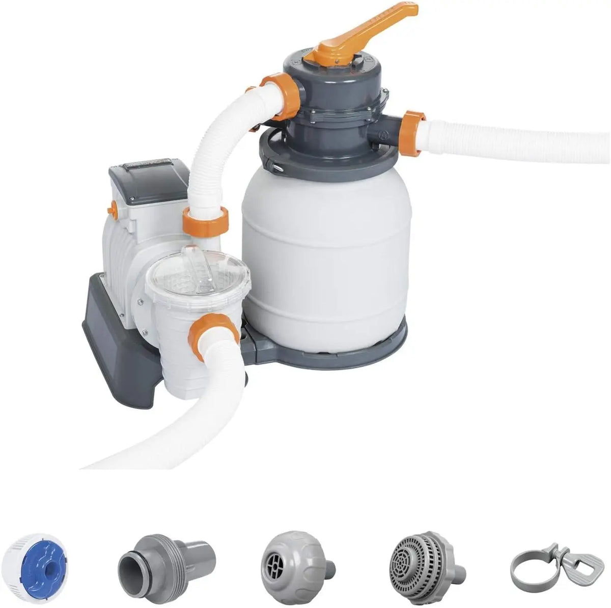 Bestway Flowclear Pompe de filtration à sable 5678 L h – 230 W, 678 l/h / 300 l/h, gris