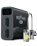 Ecoviva Système d'osmose inverse E8 pour eau potable – 3028 l/jour, gris/noir