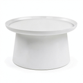 Table basse, coloris blanc, 70 x 70 x 36 cm, pour le salon