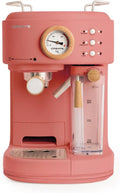 CREATE / THERA RETRO PRO/Machine à espresso semi-automatique Brique / 20 bar – 1250 W, 1,5 l, orange