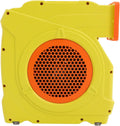 Souffleur Electrique Souffleur d'air 2 HP Moteur Vitesse d'environ 3300 TR/Min – 1080 m³/h, jaune/orange
