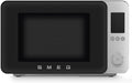 Smeg Four à Micro-ondes Combiné MOC02BLMEU – 2100 W, noir