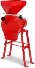 EBERTH Moulin à céréales électrique avec moteur puissant de 1100 Watts – argenté