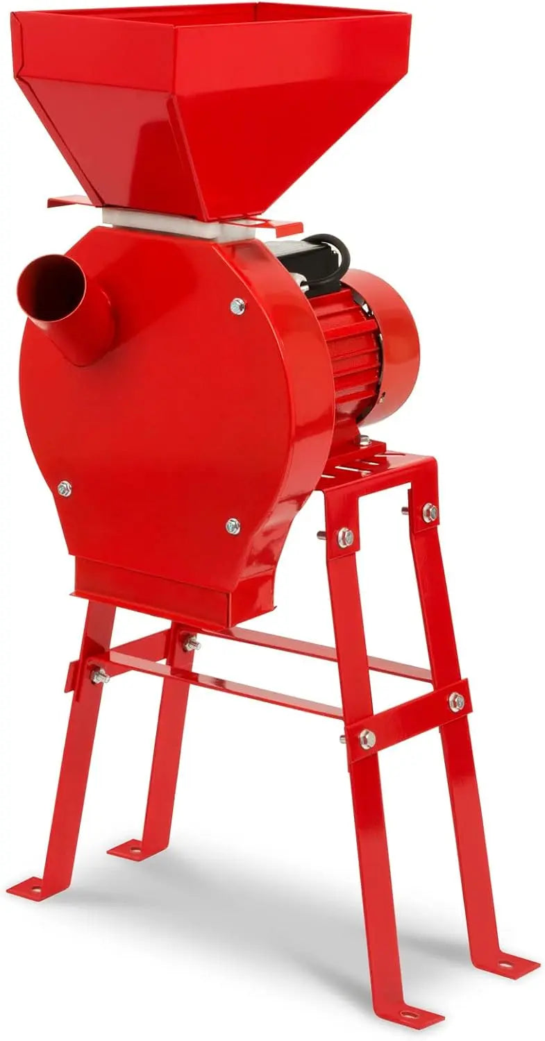 EBERTH Moulin à céréales électrique avec moteur puissant de 1100 Watts – argenté