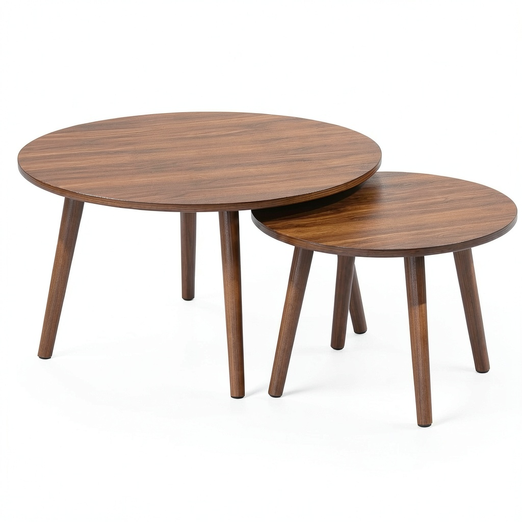 Table basse, en noyer, pour le salon