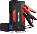 FOWAWU 6000A Booster Batterie Voiture – 24800 mAh, 173*88*36 mm, noir/gris