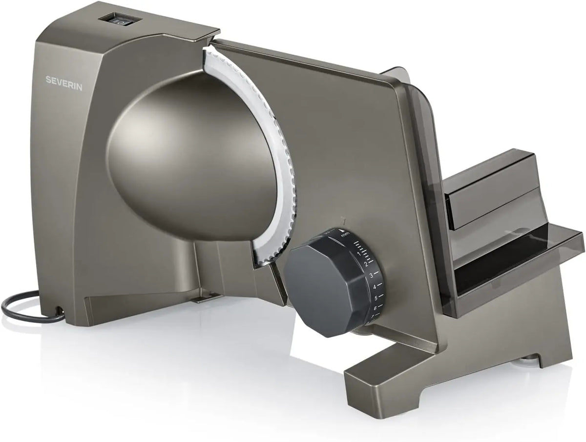 Severin - Trancheuse électrique polyvalente pour la charcuterie – gris