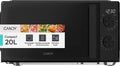 Candy WAVE 500 Gril Micro-ondes 20 Litre – CMW520GMB, 700 W / 800 W, noir