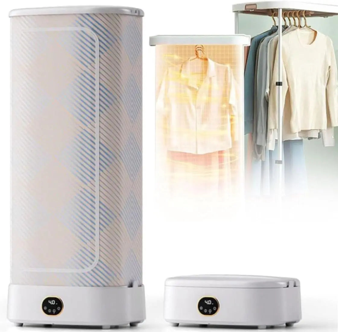 Sèche-Linge portable – 1000 W, 50 Hz, gris/blanc