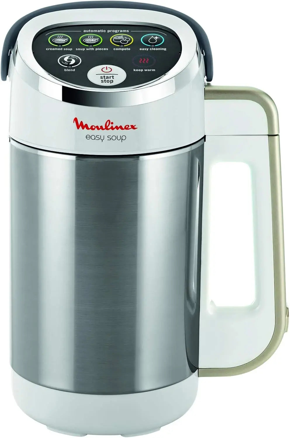 Moulinex Blender chauffant – LM841B10, 1000 W, 1,2 L, argenté