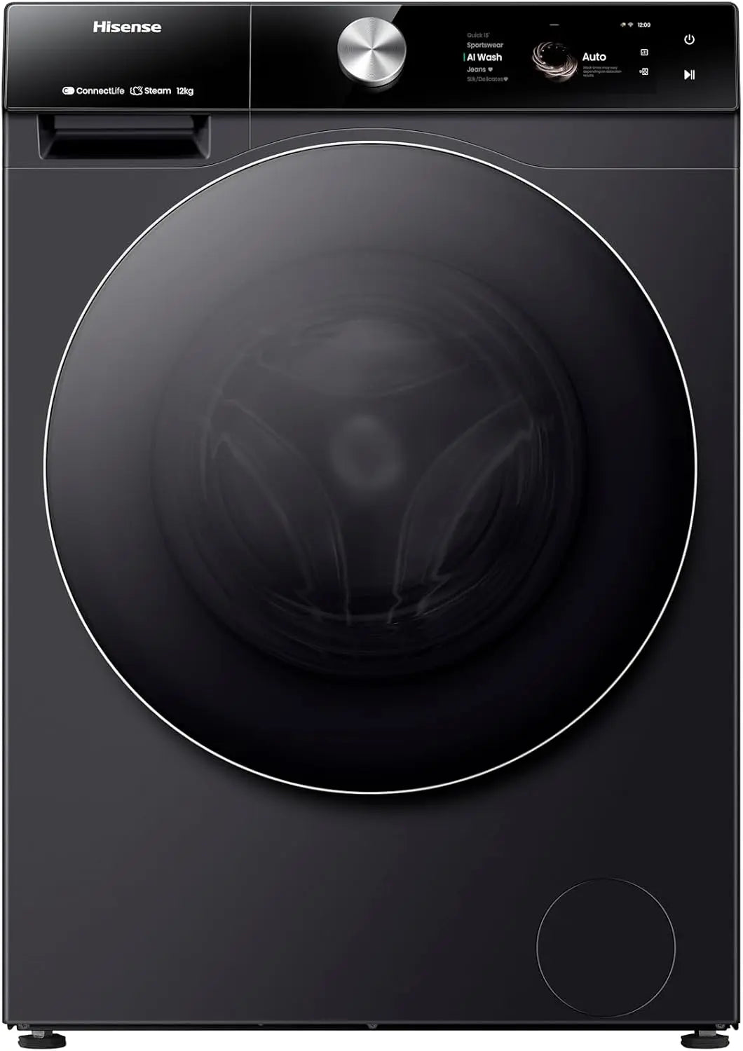 Lavatrice Hisense 20012513 WF7S1247BB noir lave-linge