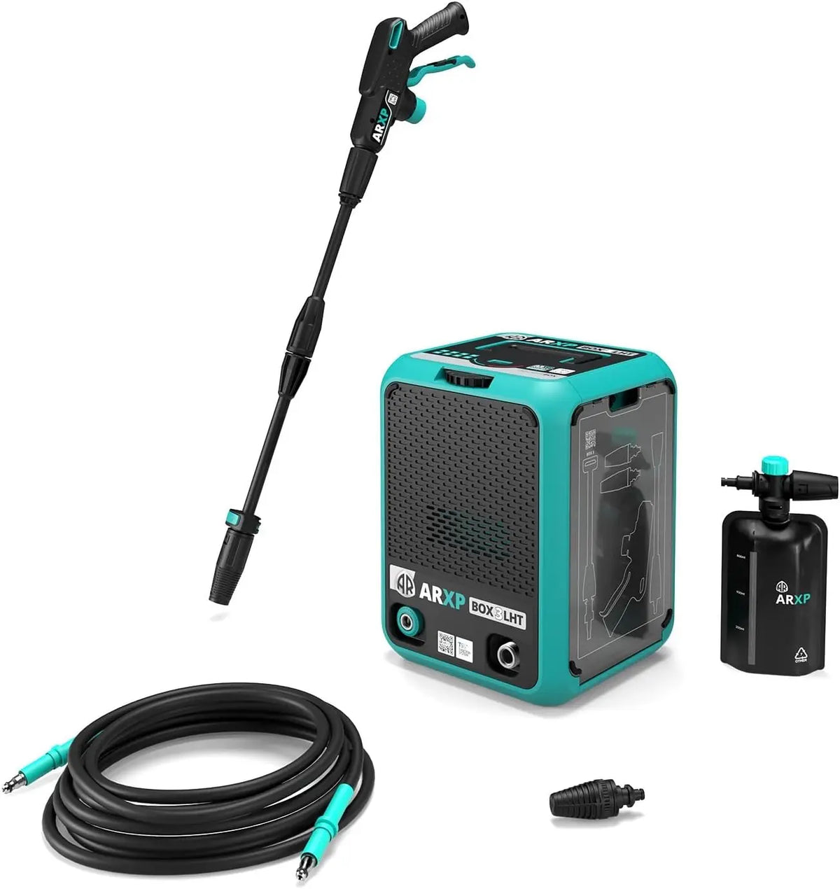 ARXP Nettoyeur Haute Pression BOX3 150LHT Compact 1900 W – 460 l/h, gris/noir