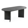 Table, coloris noir, pour les espaces de vie