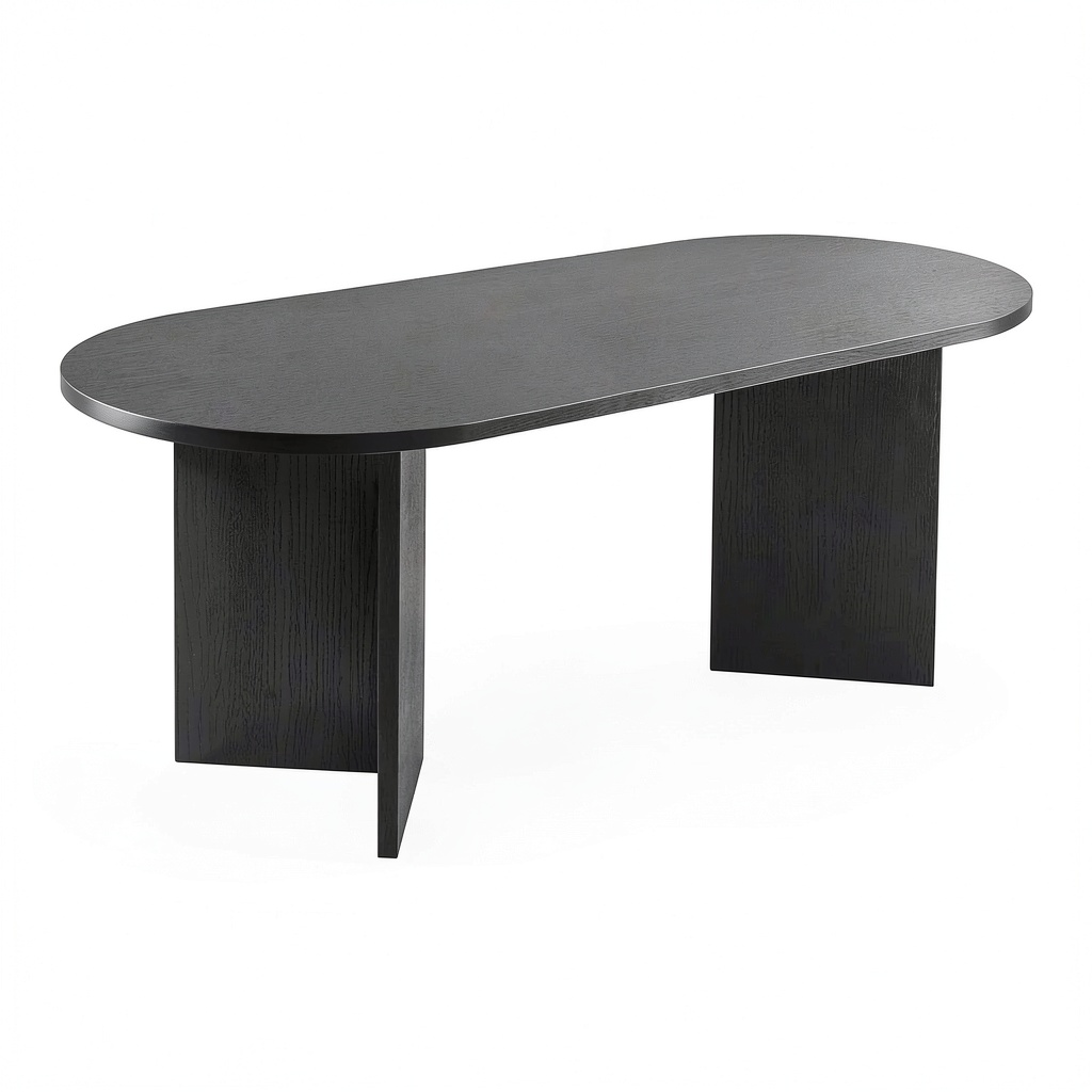 Table, coloris noir, pour les espaces de vie