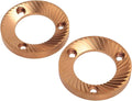 Lot de 2 moulins à café plats plats multi-usages en acier pour DF64 DF64P DF64E DF64E DF64V Ceado E5P E6P – orange/beige