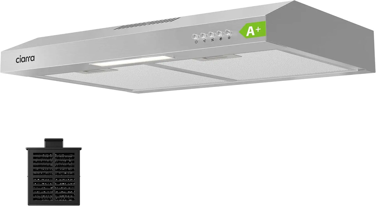 Ciarra CBCS6903D Hotte Aspirante 60cm Classe A+ Inox – argenté