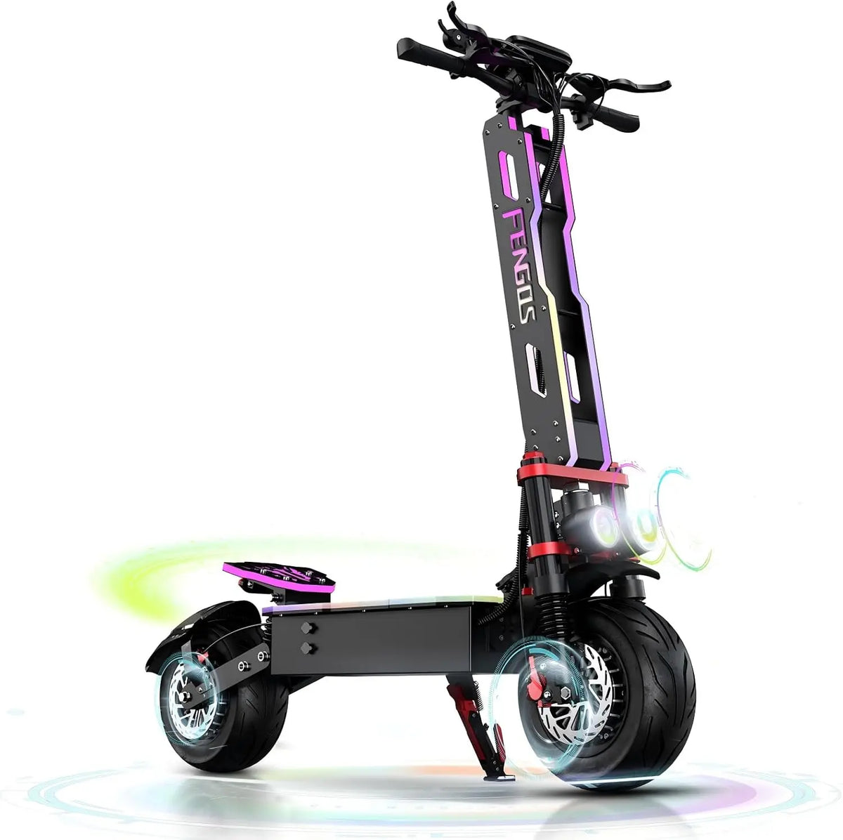 Trottinette Électrique Adulte – 3500 W, 38 Ah, gris/noir