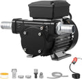 VEVOR Pompe Transfert Carburant 230 V CA Pompe Transfert Diesel Électrique 60 L/min – 370 W, 50 Hz, gris/noir