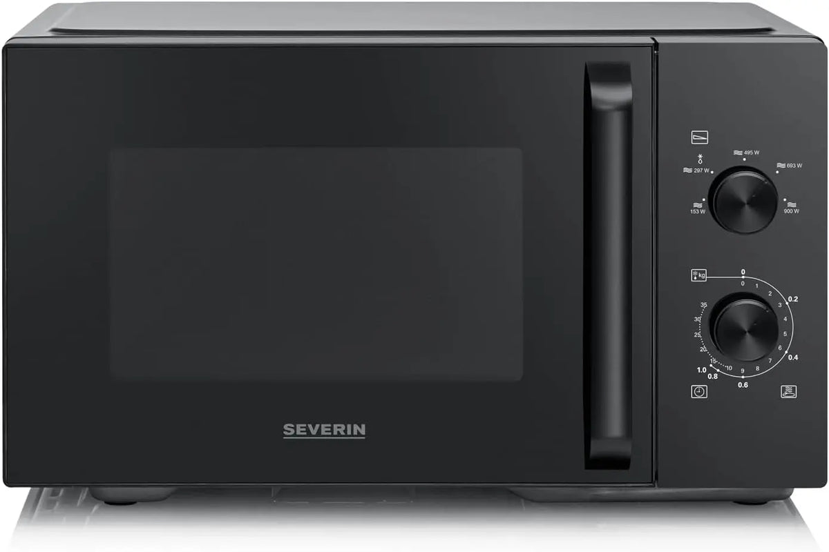 SEVERIN Four à micro-ondes 28 L – 900 W, noir/gris